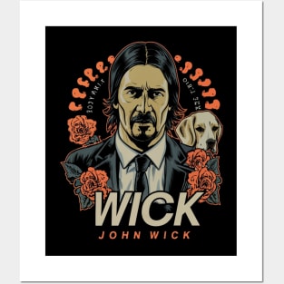 John Wick and dog Posters and Art